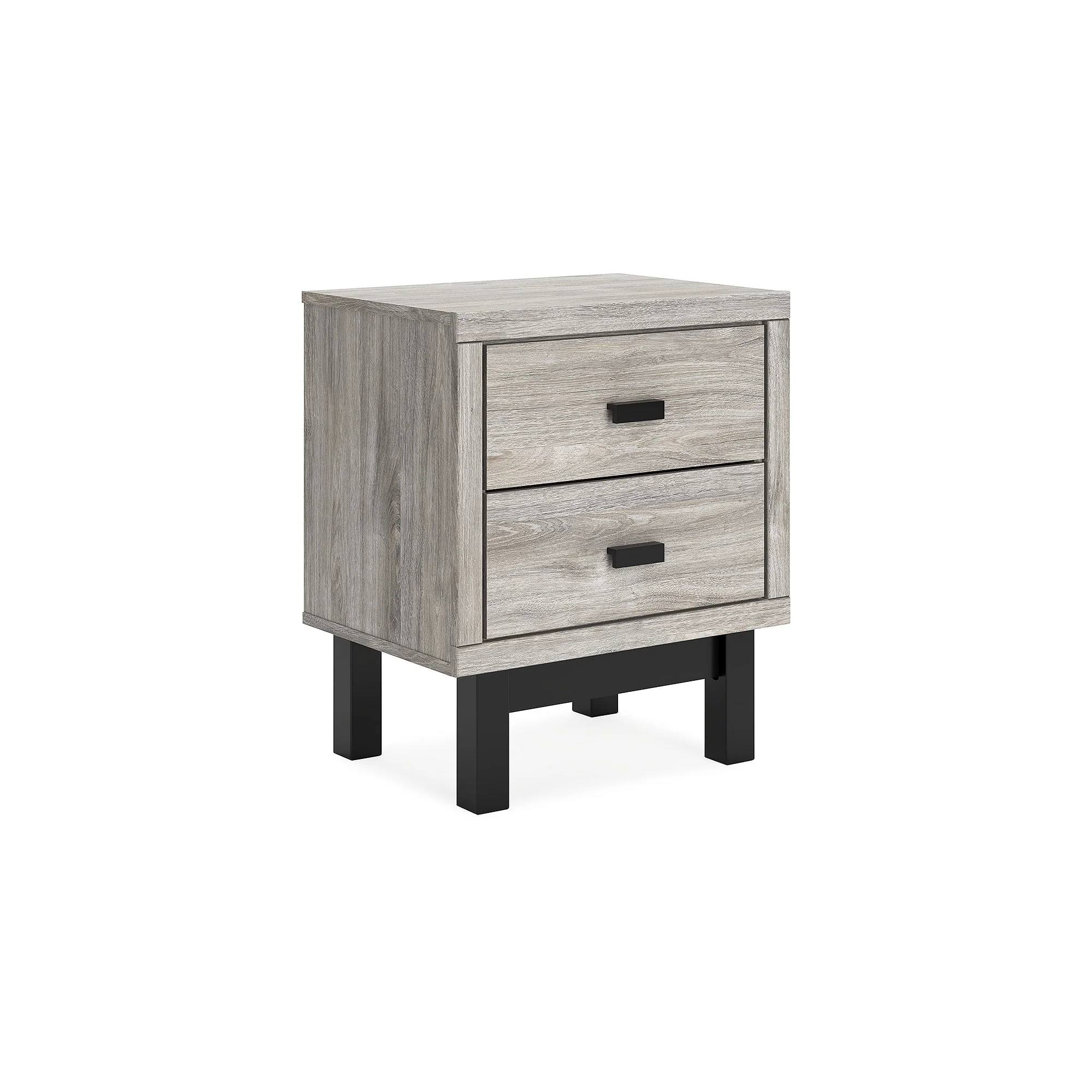 Signature Design by Ashley Vessalli Gray/Black Nightstand