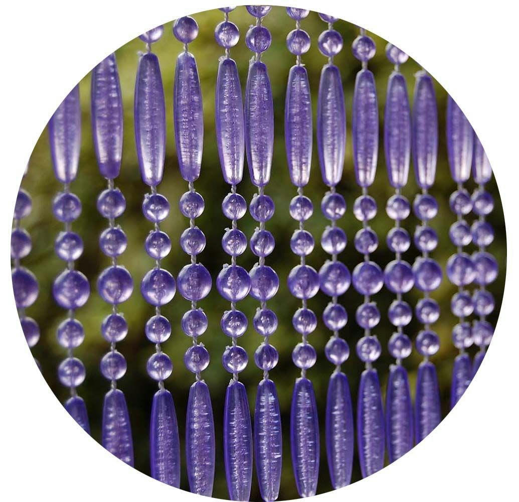 - Rideau de porte en perles violettes fréjus 100x230 cm
