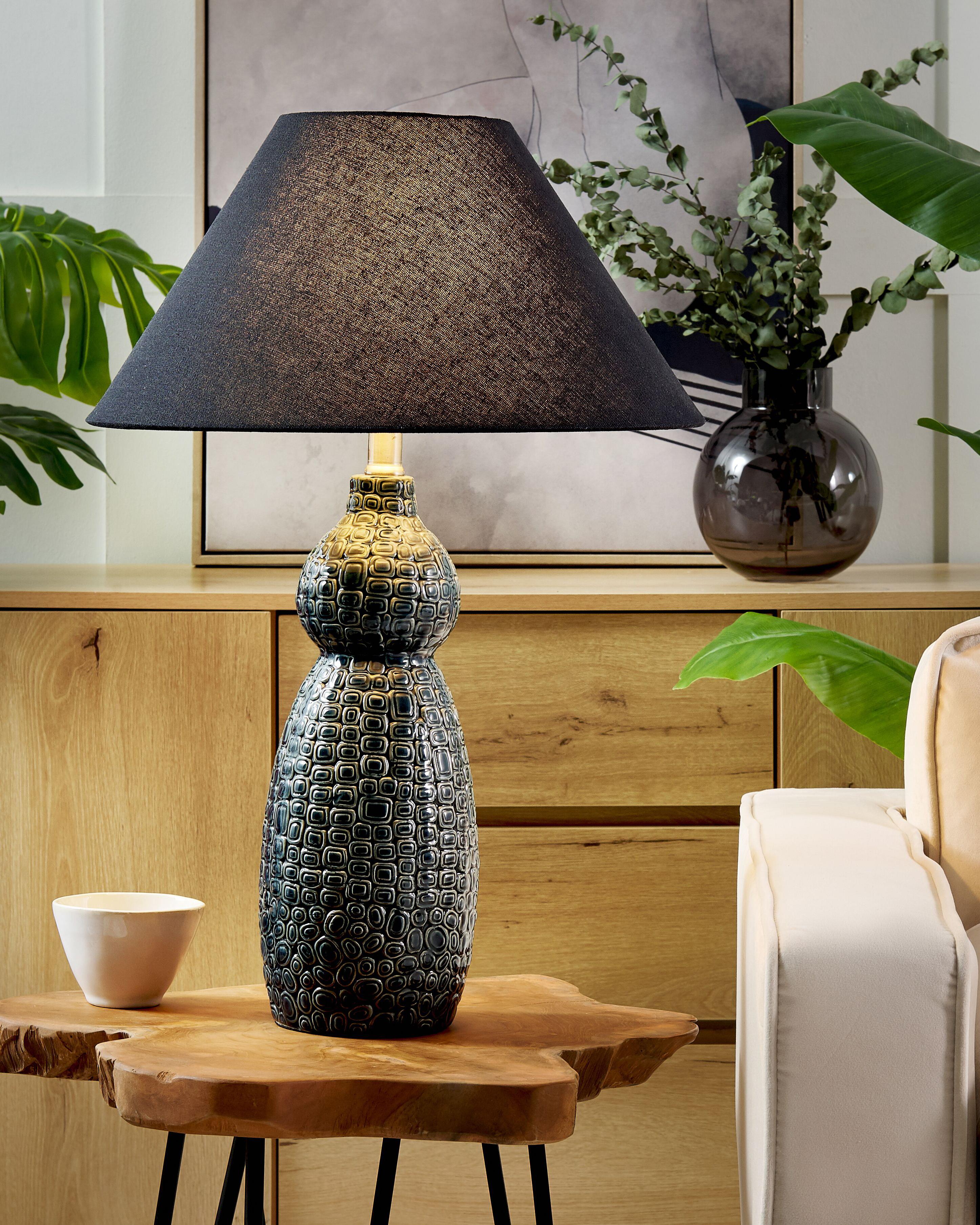 Table Lamp MATINA Ceramic Black