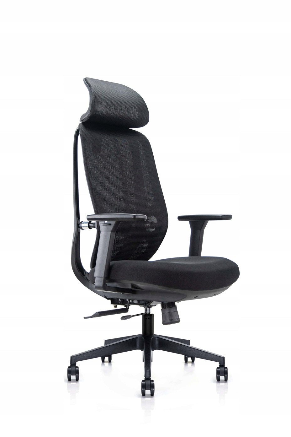 Ergonomiczny fotel obrotowy Nobrium czarny/czarny