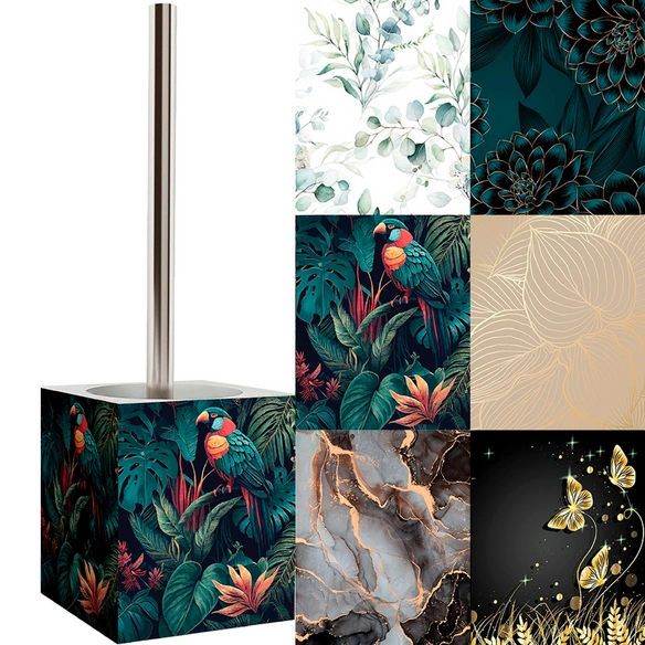 WC-Bürste »Exotic«, H 37 cm, Grün, Rechteckig