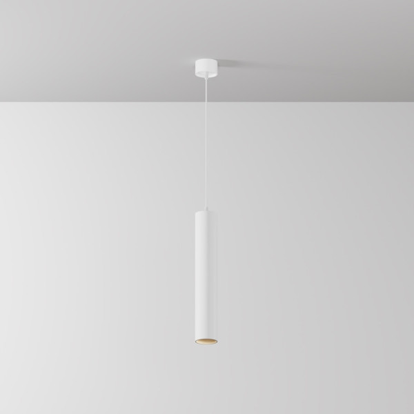 Lampa wisząca Focus biała LED 1x12W Ciepła biel 1000lm Maytoni