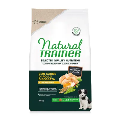 Natural Trainer Selected Quality Nutrition Puppy Medium & Maxi Chicken