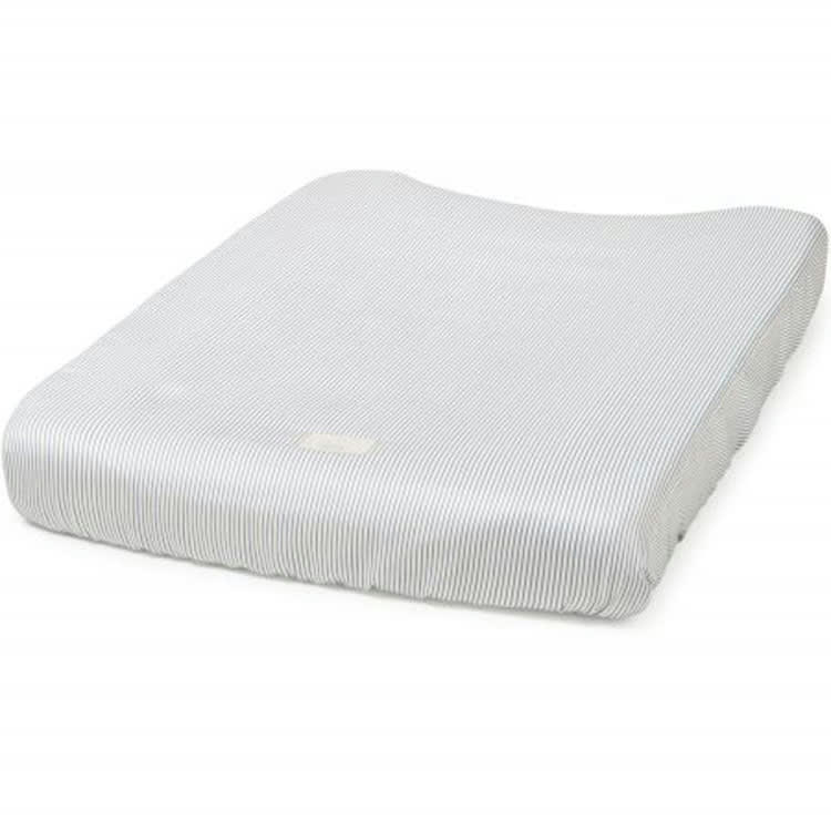 - Housse de matelas à langer coton bio Classic Stripes Blue