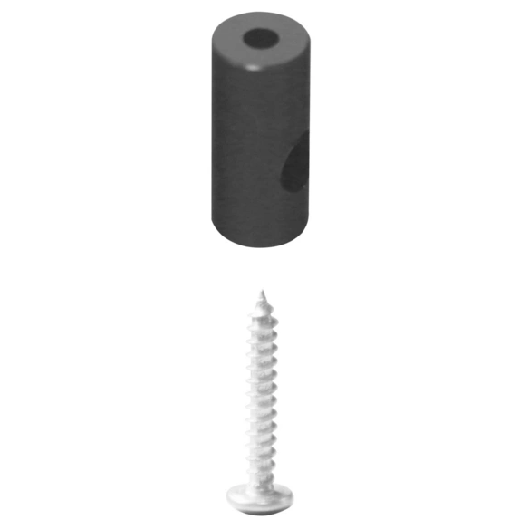 Kabelführung, Leuchten 13mm schwarz 3 Stück