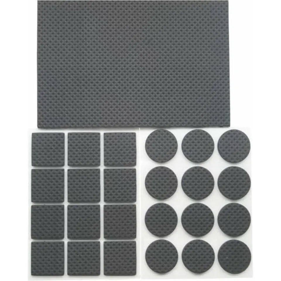 Benson Meubelvilt - 25 delig - kunststof - grijs - meubelbeschermers