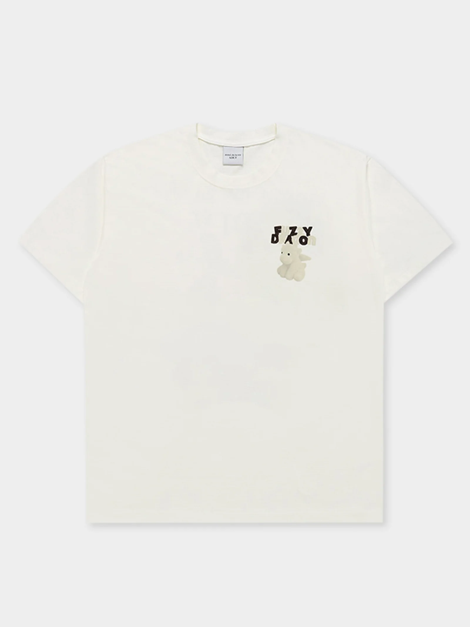 Fuzzy Font Dragon Tee