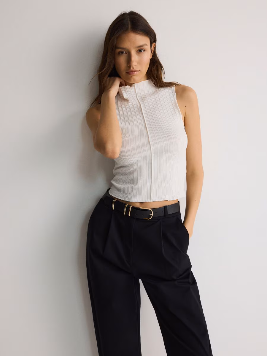 Chino Trousers With Belt