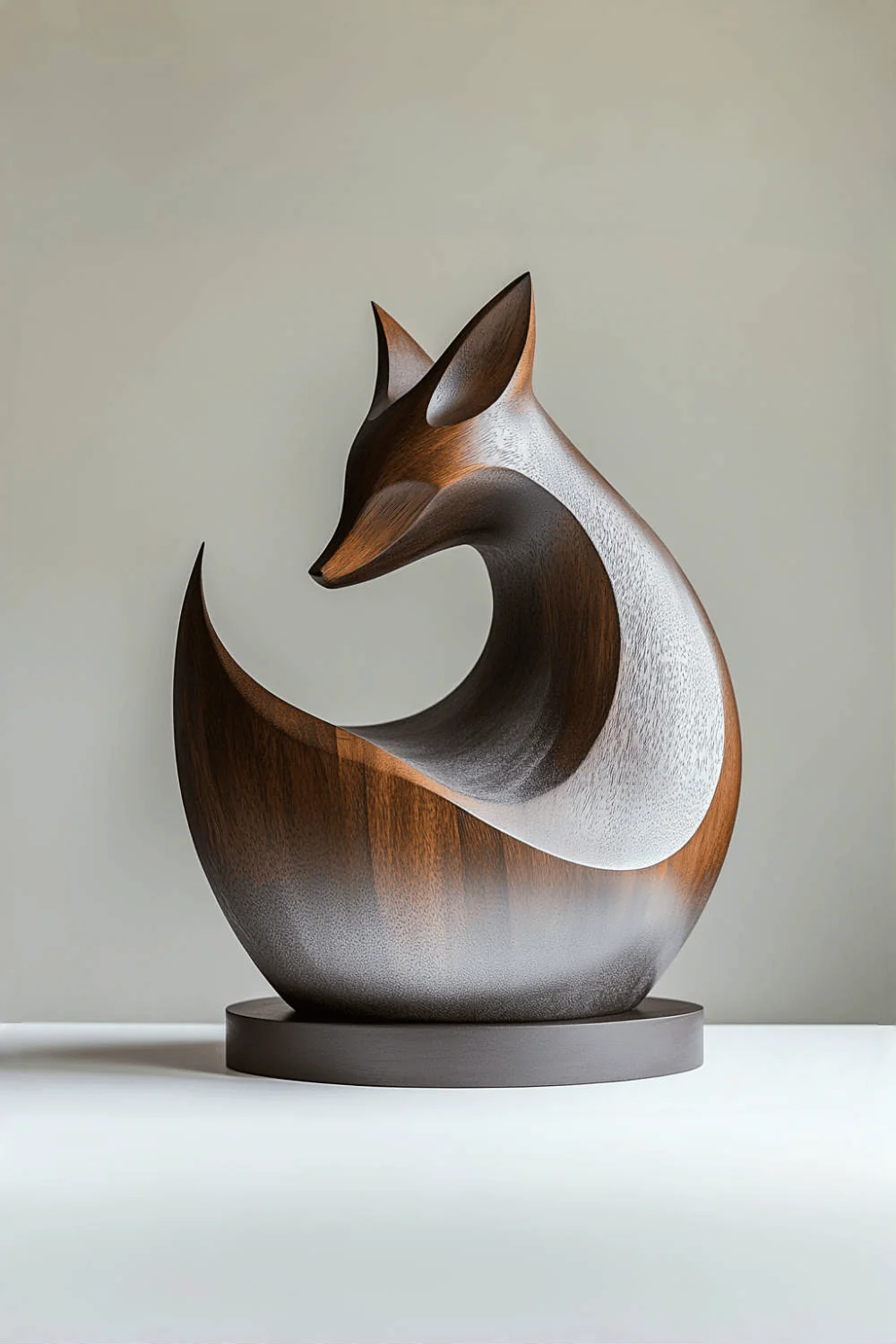 Fox Wood Sculpture #WA083