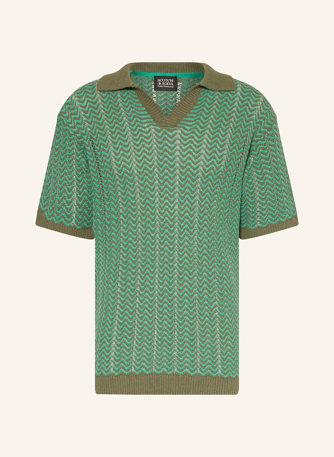 SCOTCH & SODA Strick-Poloshirt