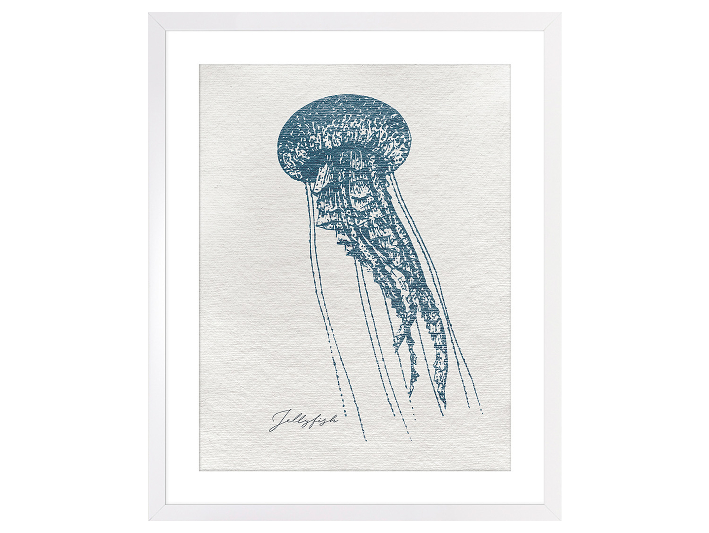 Obraz w ramie Jellyfish In Aegean Color 43x53 cm