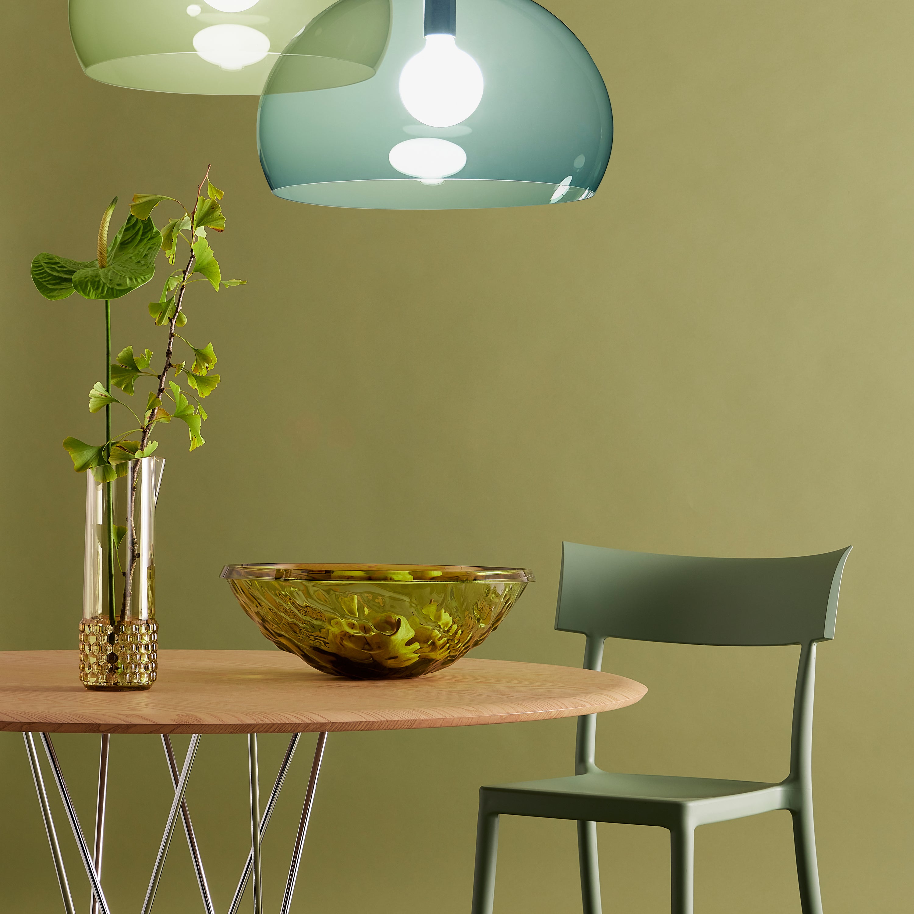 Kartell FL/Y Hanglamp - Petrol
