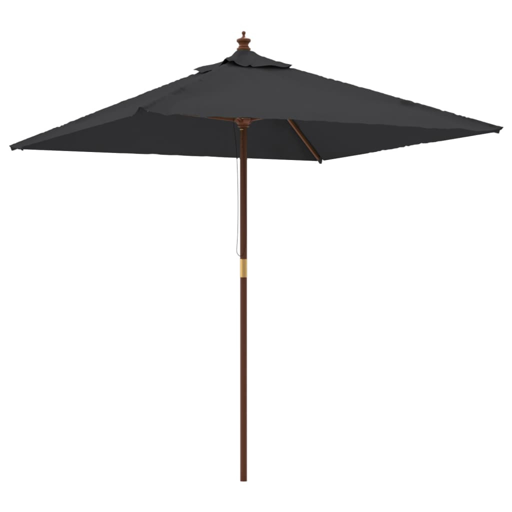 Parasol ogrodowy CzarnyvidaXL