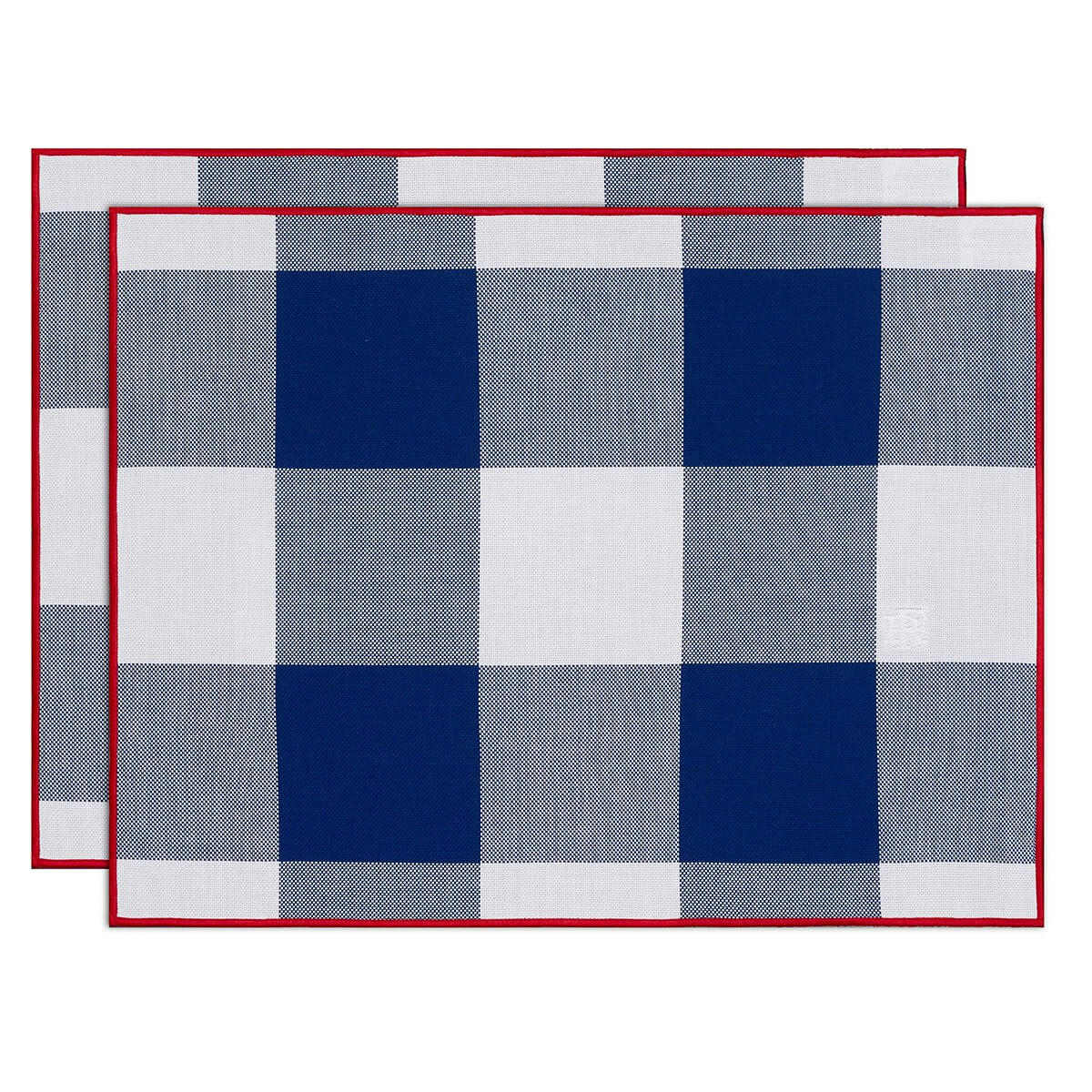 ELYSÉE - Set de table en coton tricolore 48 x 36