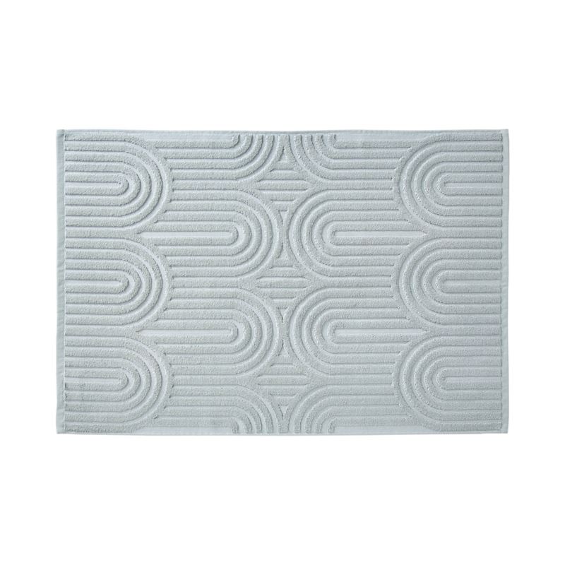 Archie Sea Blue Marle Bath Mat
