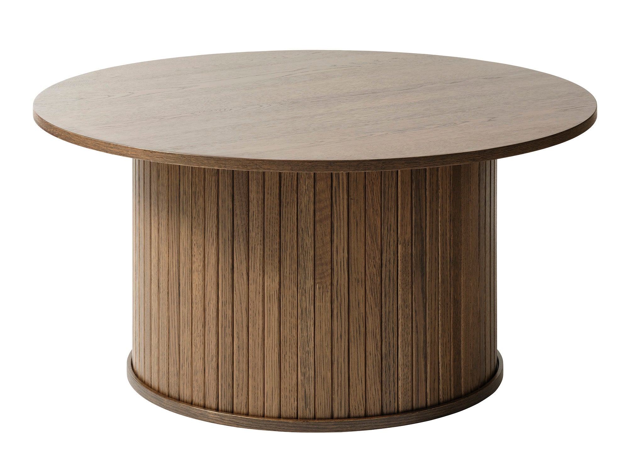Rebellenclub Salontafel Taree - ø90 cm - Smoked Eiken