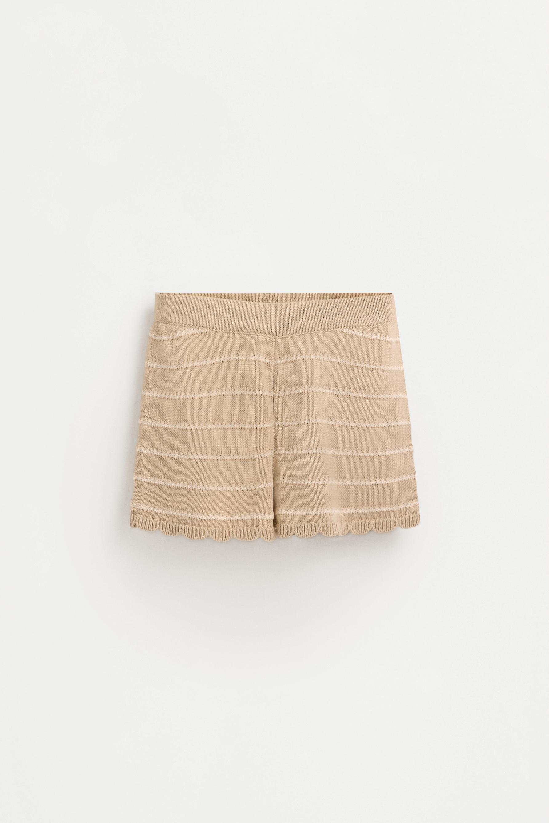 Niña | Short rayas beige