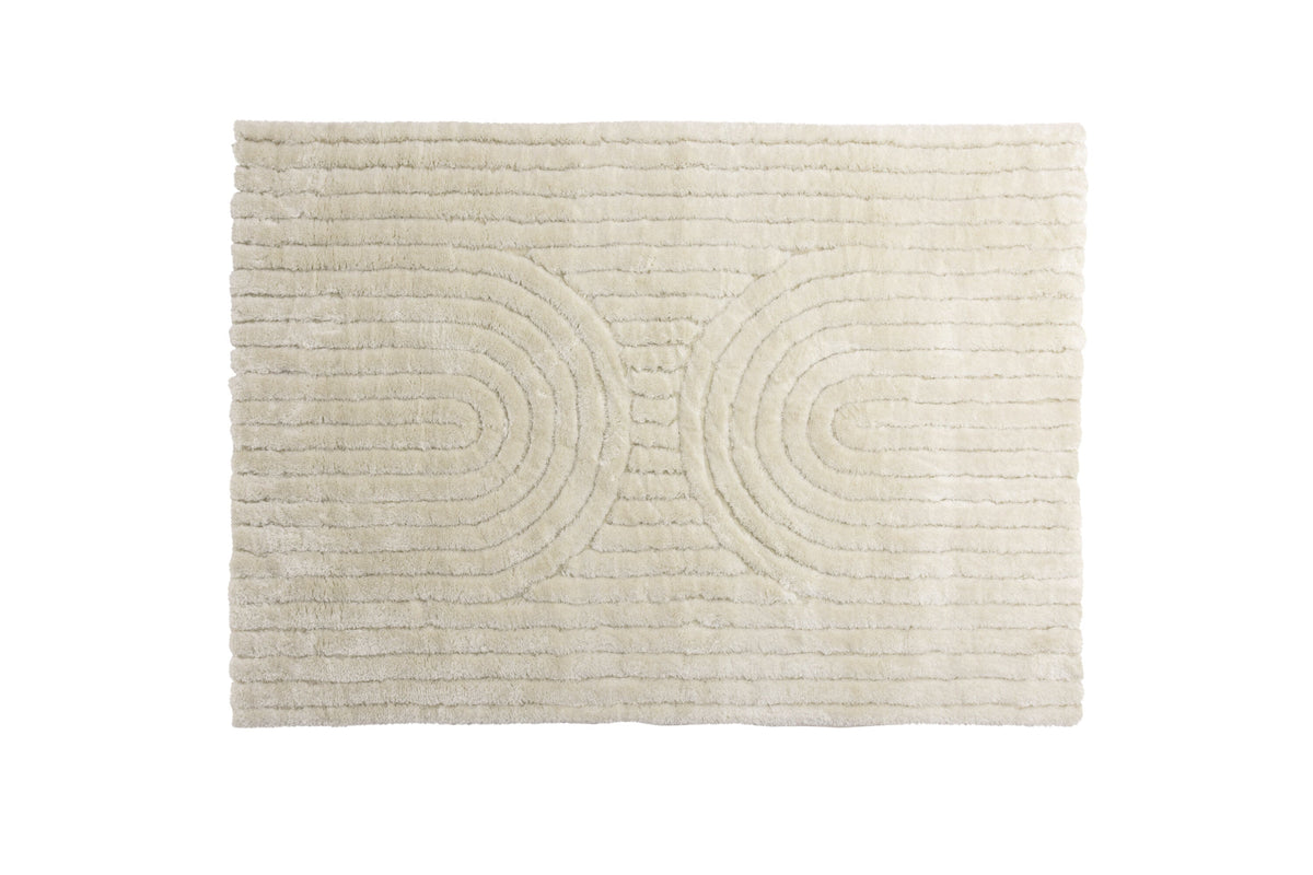 Rebellenclub Vloerkleed Kaimana - wit - 230 x 160 cm