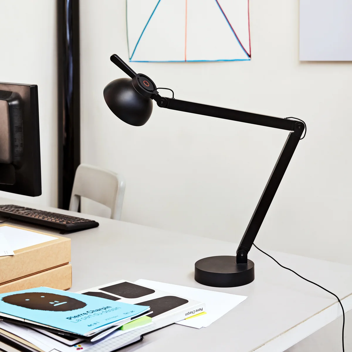 HAY - PC LED-Schreibtischleuchte, soft black