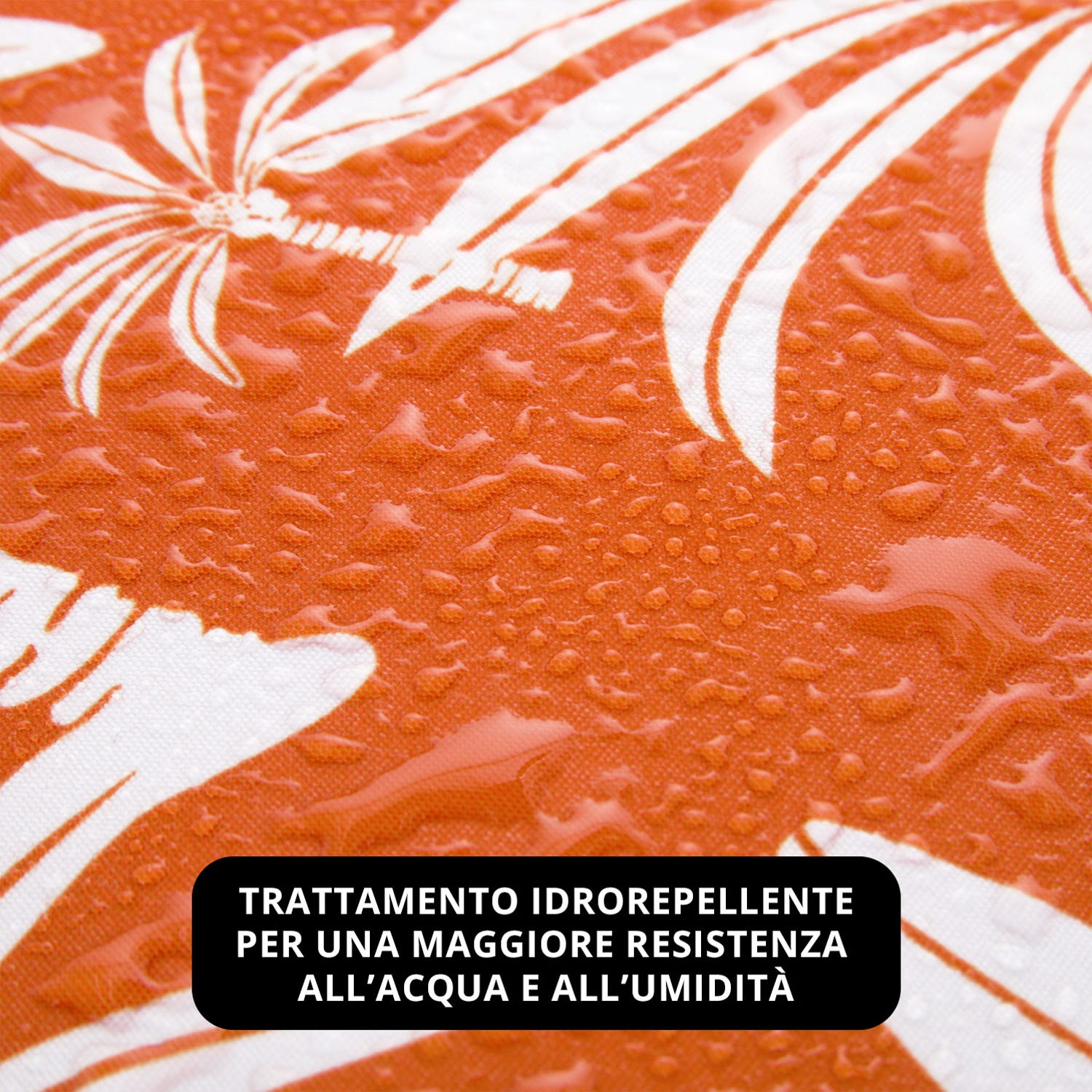 Runner da esterno 40x130 cm palme arancio