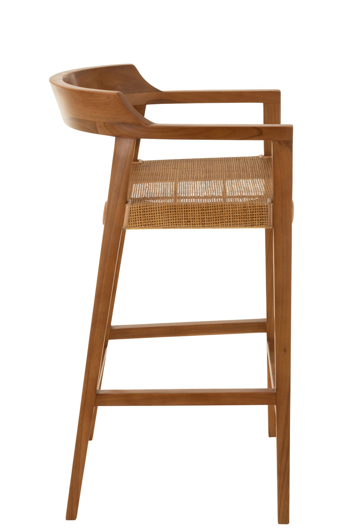 J-Line barstoel Emma - hout - bruin