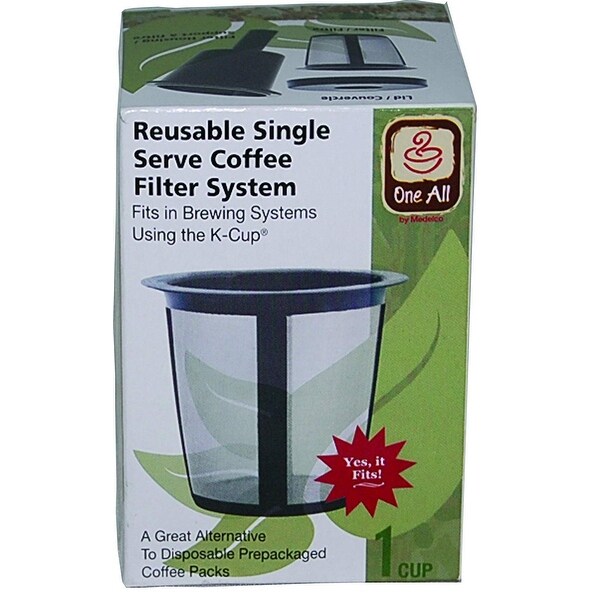 Medelco Cafe Brew Collection Universal Single Cup Coffee Filter System