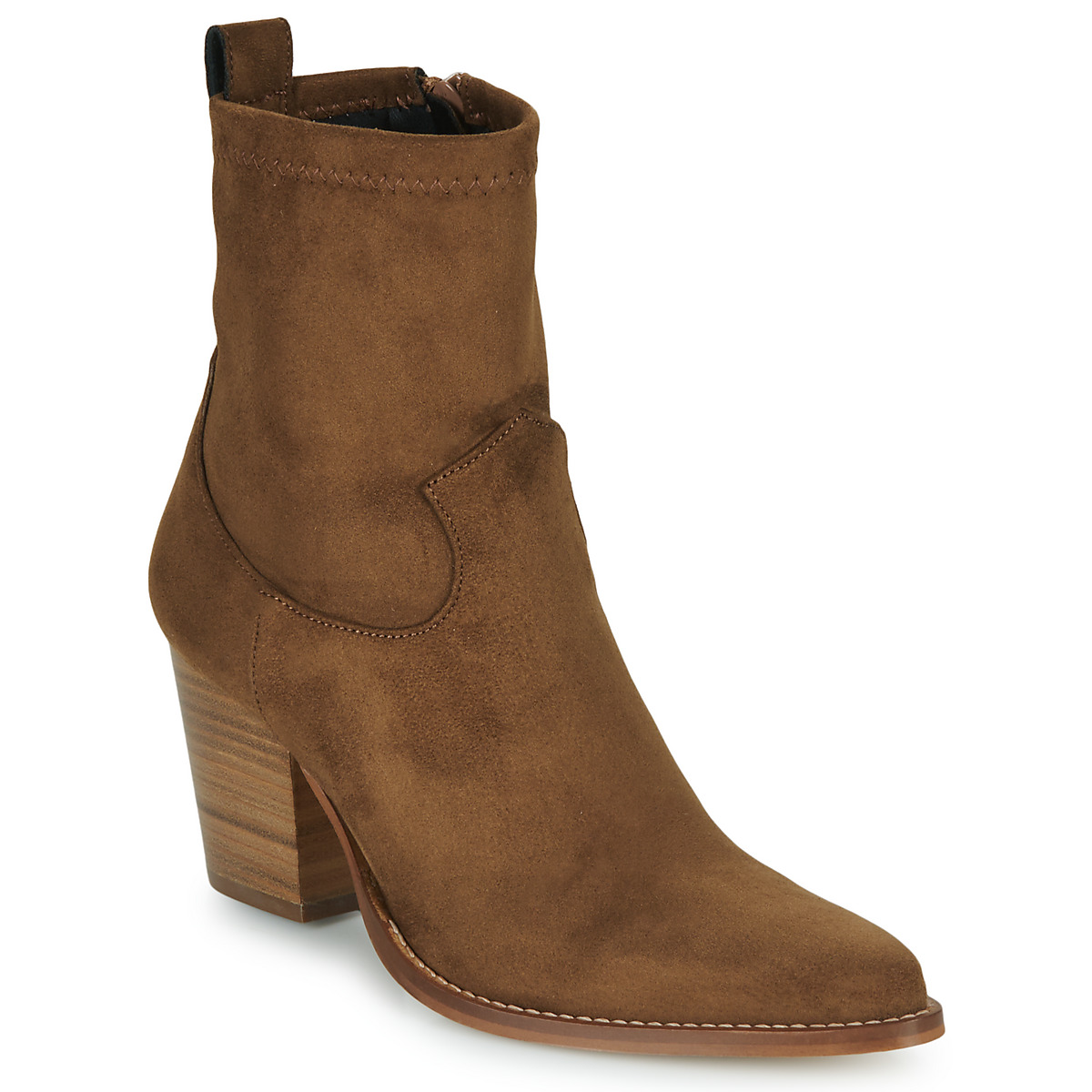 JB Martin - LAILA - Canvas / Suede / Tabacco