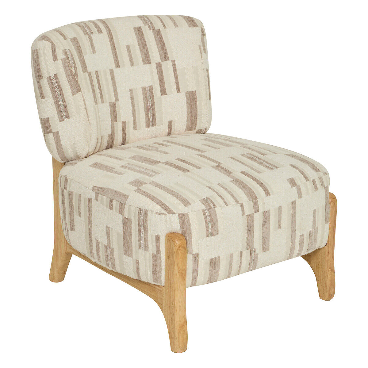 Poltrona CALIX branco em tecido 69x63x72cm