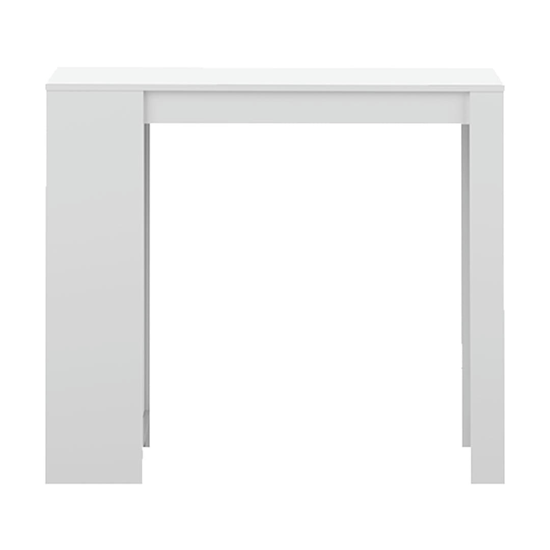 ARAVIS - Table bar effet bois blanc