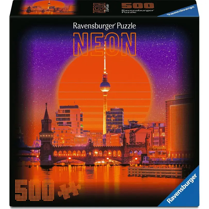Puzzle 500er-Set Neon Collection