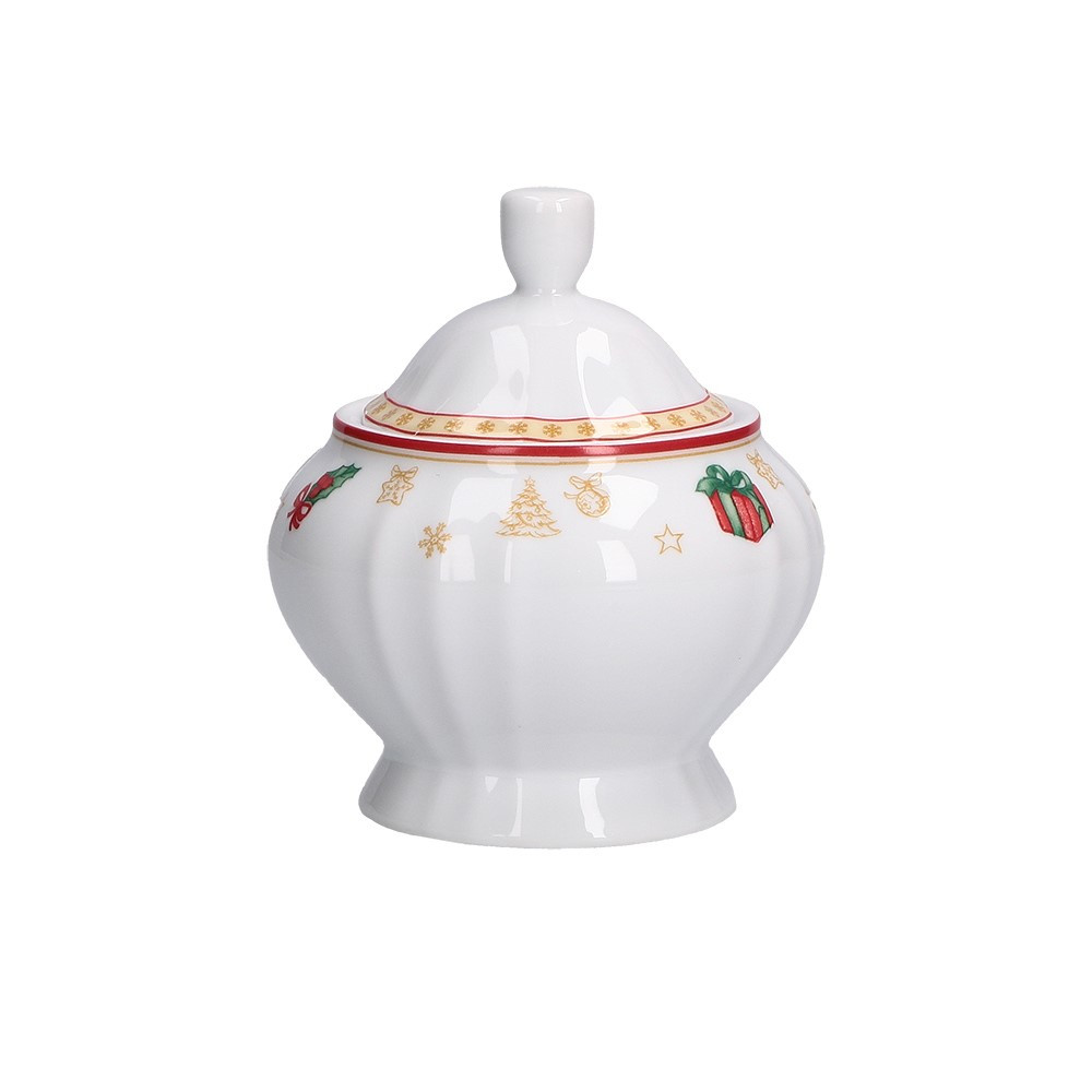 LA PORCELLANA BIANCA CHRISTMAS EDITION Cukiernica z łyżeczką 330 ml