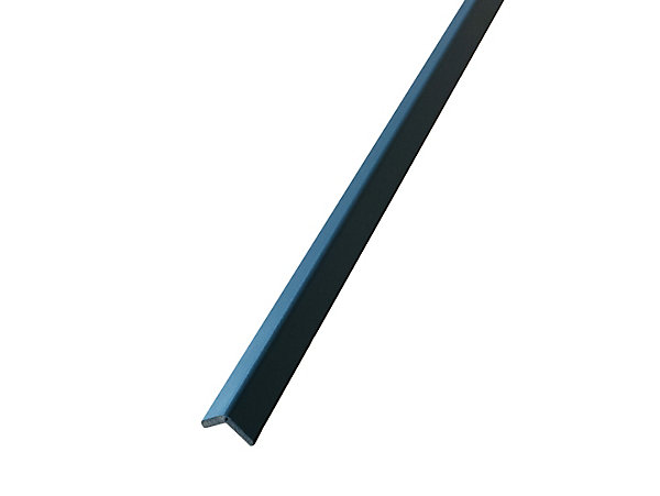 Baguette d'angle en MDF arrondie Ninna couleur bleu 23X23mm L.2,44m