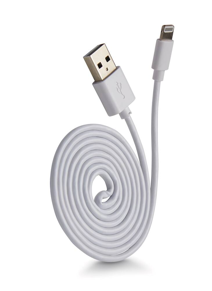 Bluehive USB-A to Lightning iPhone Connector, White, 3-pk