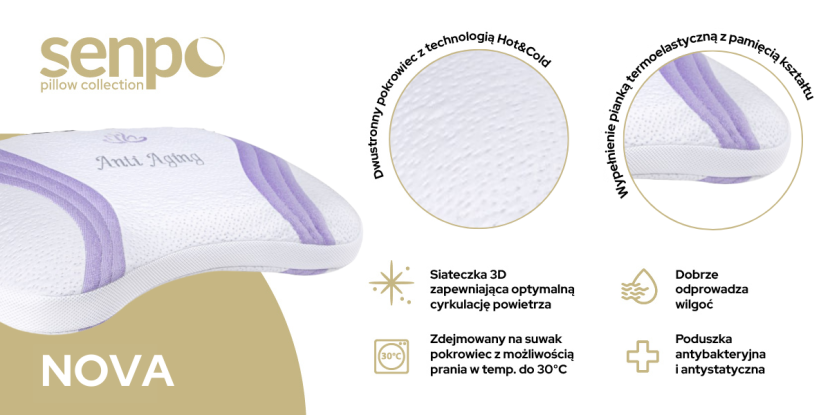Poduszki Senpo Anti-aging Nova