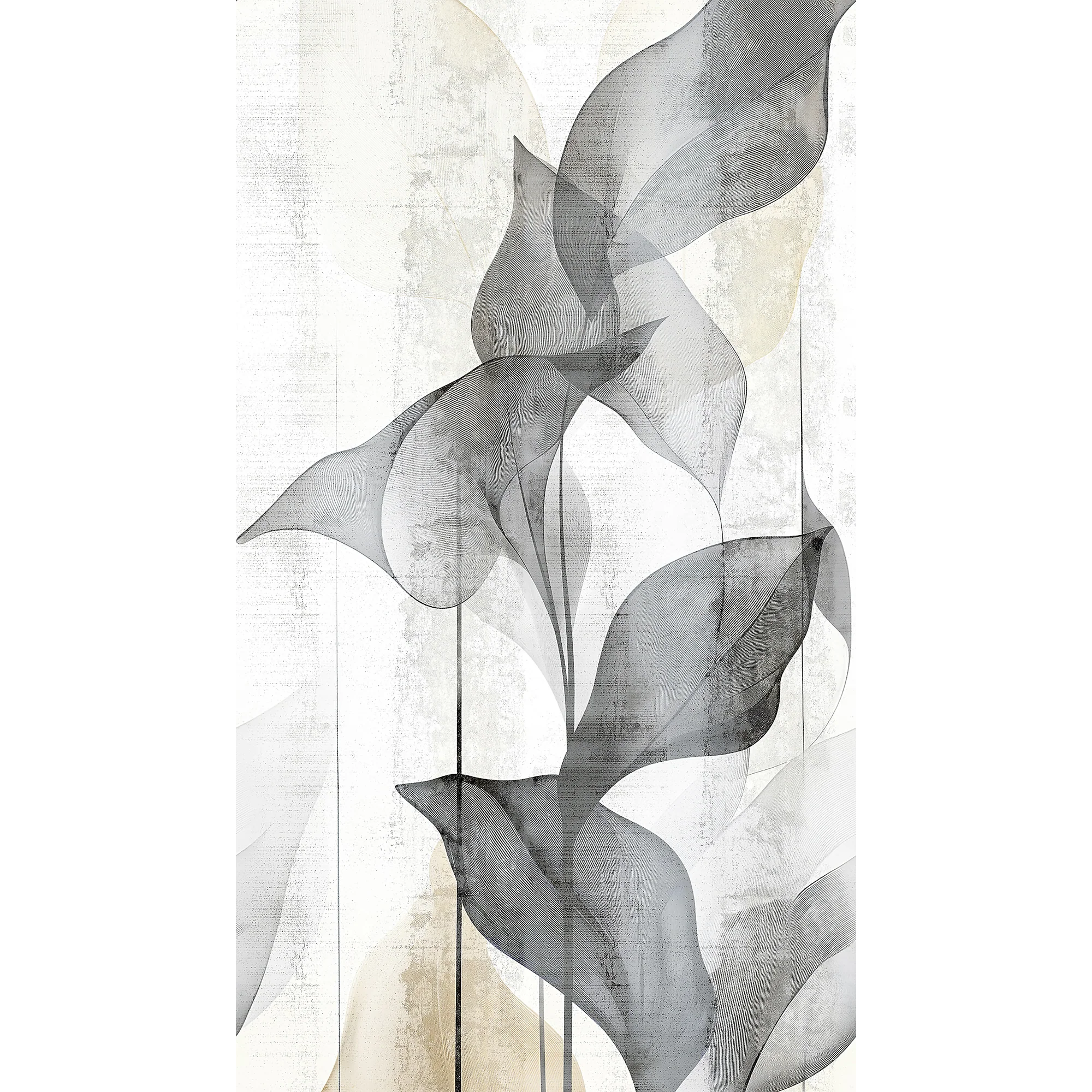 CosmoLiving Papier peint panoramique L TRANSLUCENT GRACE 159 x 280 cm