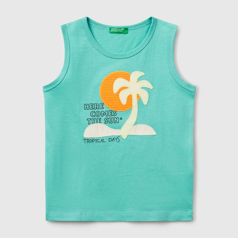 Printed tank top