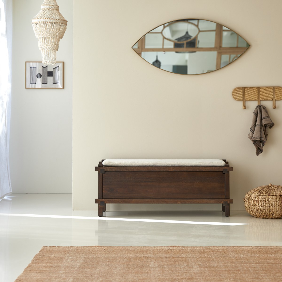 Tikamoon - Arko - Schoenenkast in massief mangohout