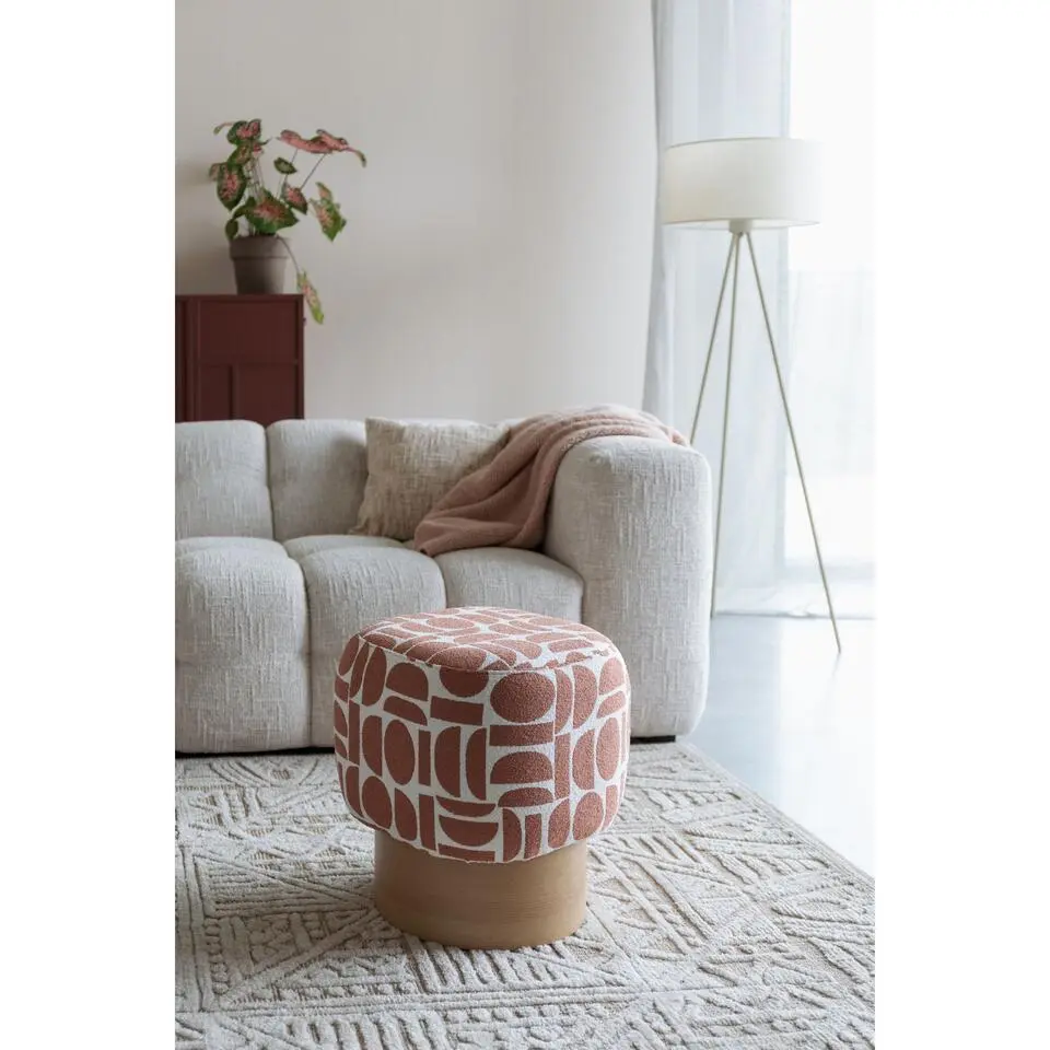 Housecraft Living Cyril Poef/ Krukje Vierkant Geel