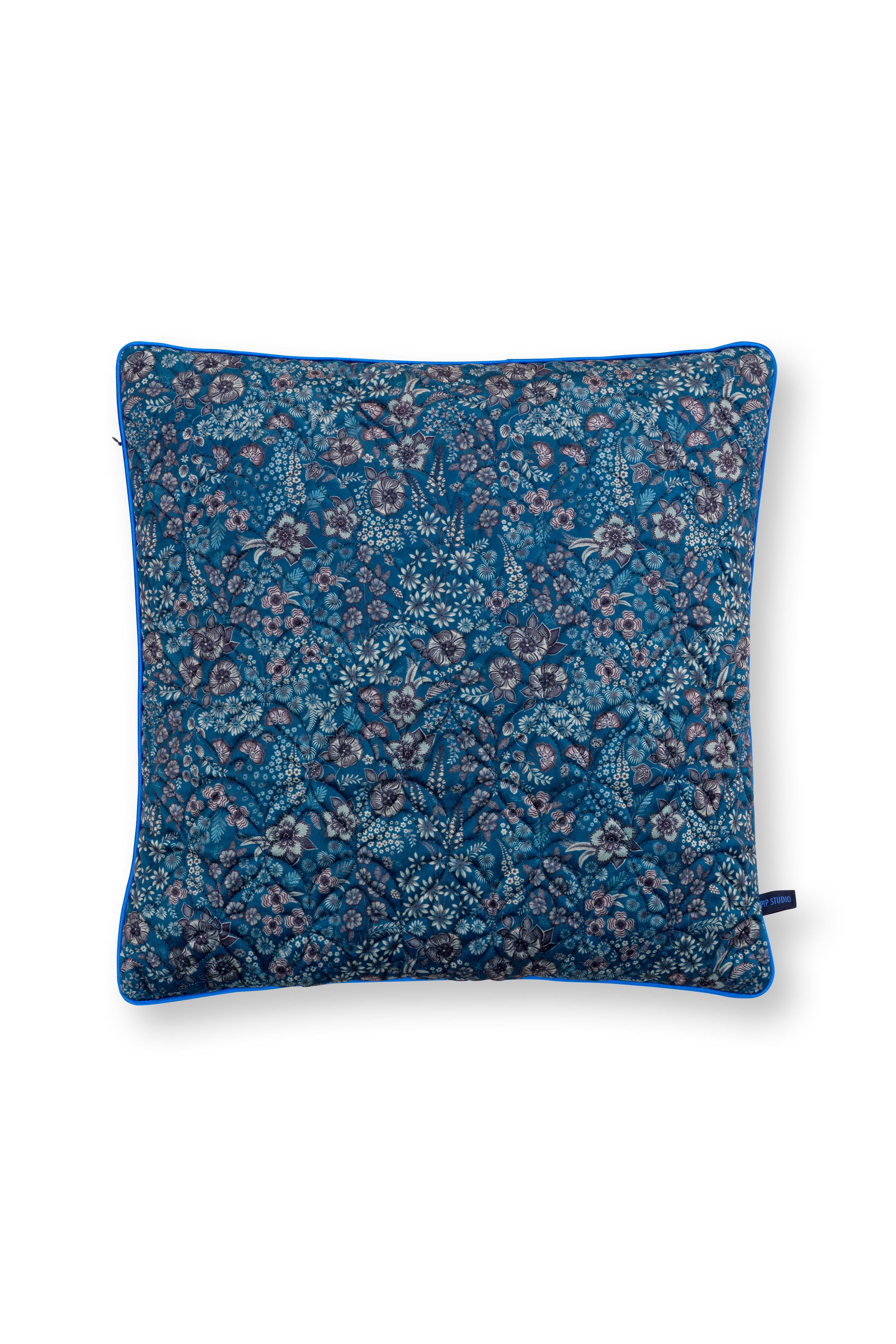Pip Studio Sierkussen Quilted Daisy - Blauw - 50x50cm