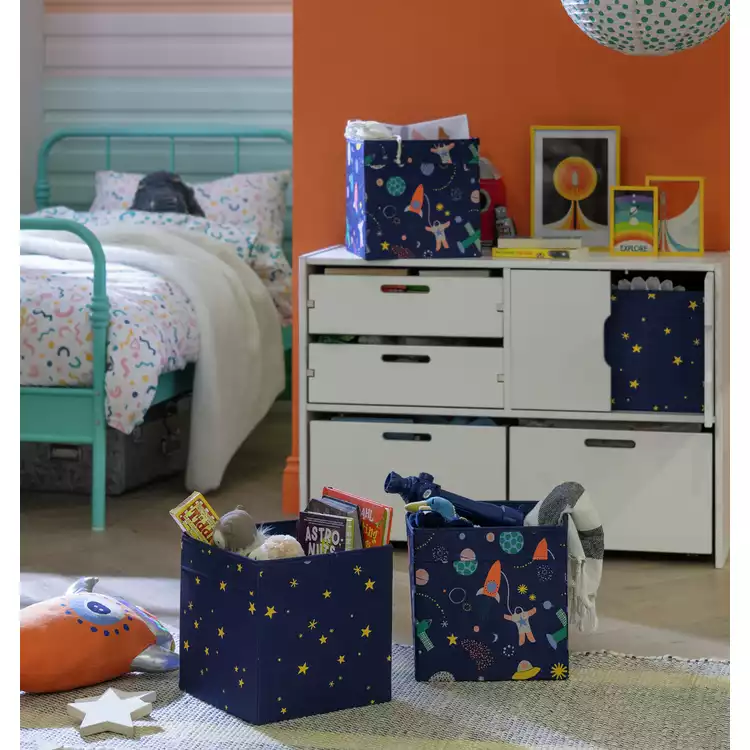 Habitat Space Set of 4 Kids Storage Boxes