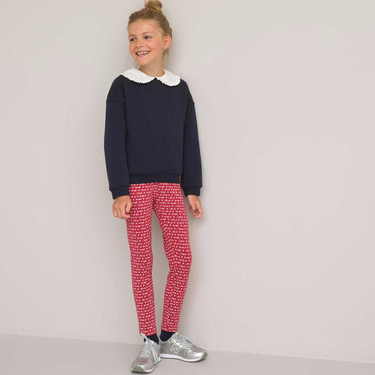 Lot de 2 leggings uni + imprimé