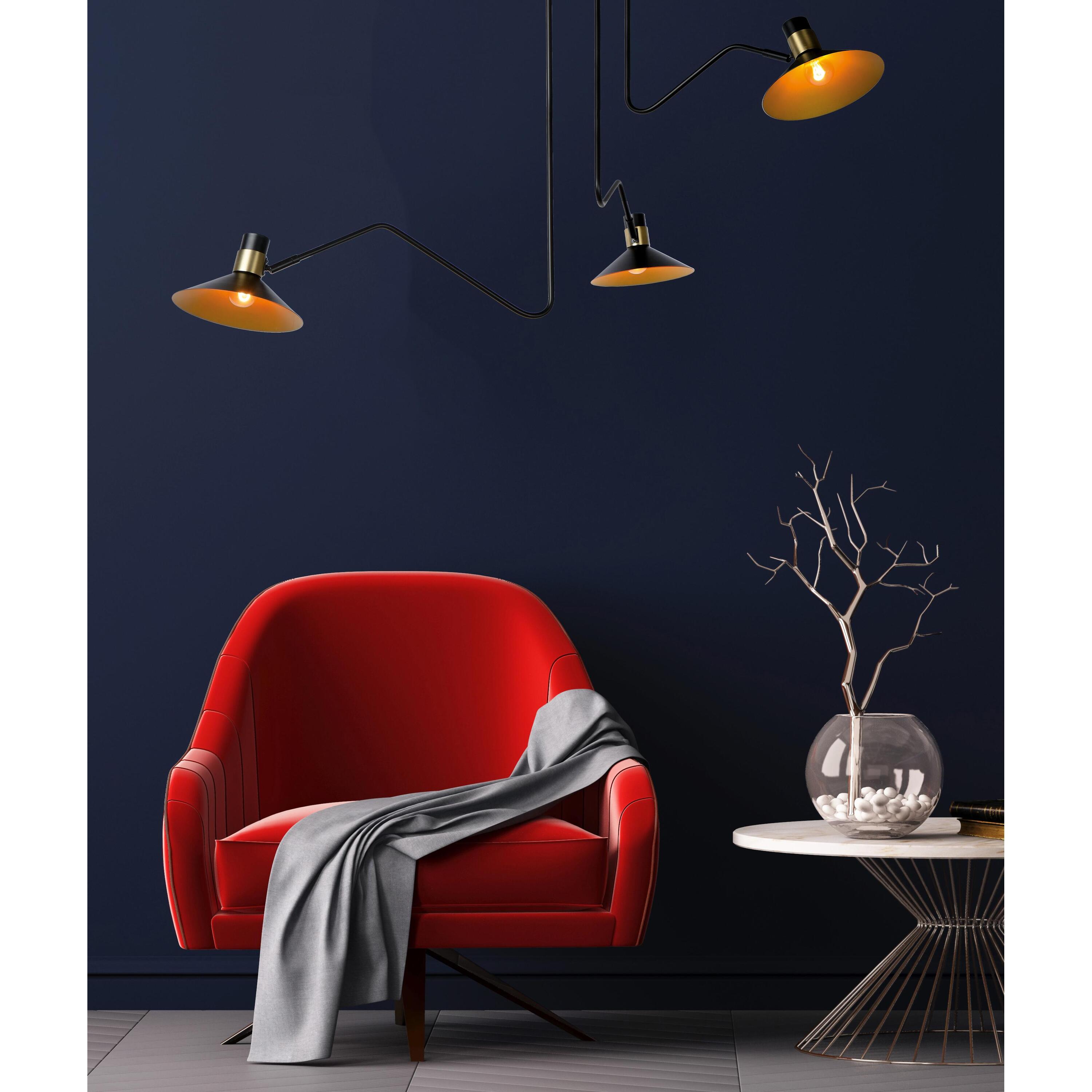 Pepijn plafondlamp Ø108 zwart