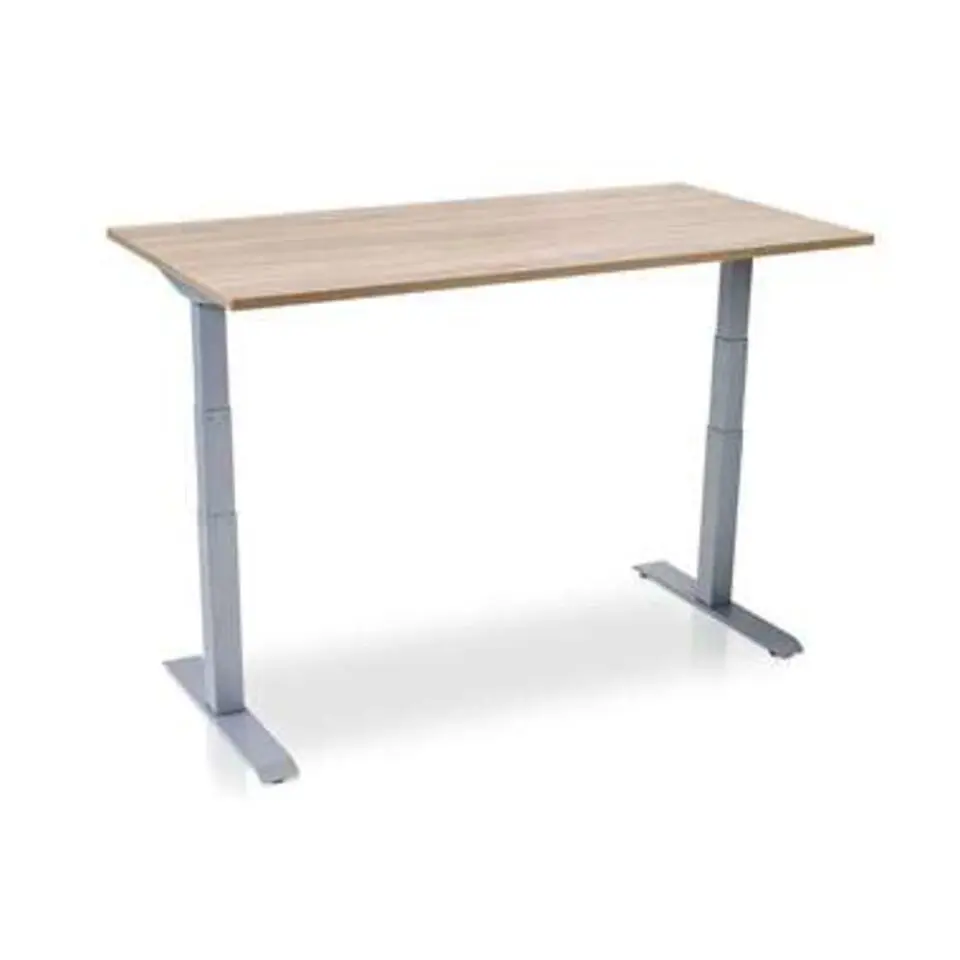 MRC PRO elektrisch ARBO zit-sta bureau - 160x80 cm - midden eiken