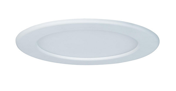 Panneau encastré LED IP44 rond 170mm 11,1W 720lm 2700K Blanc