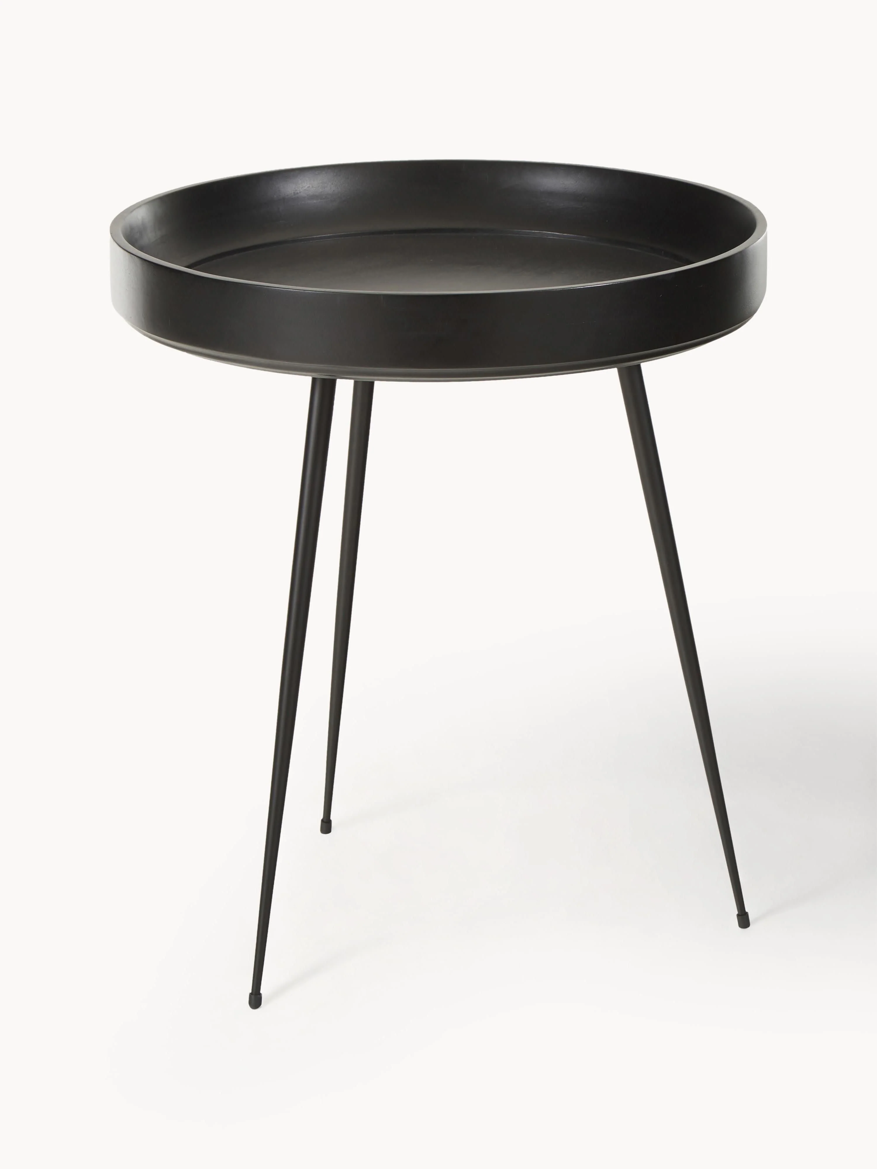 Runder Beistelltisch Bowl aus Mangoholz