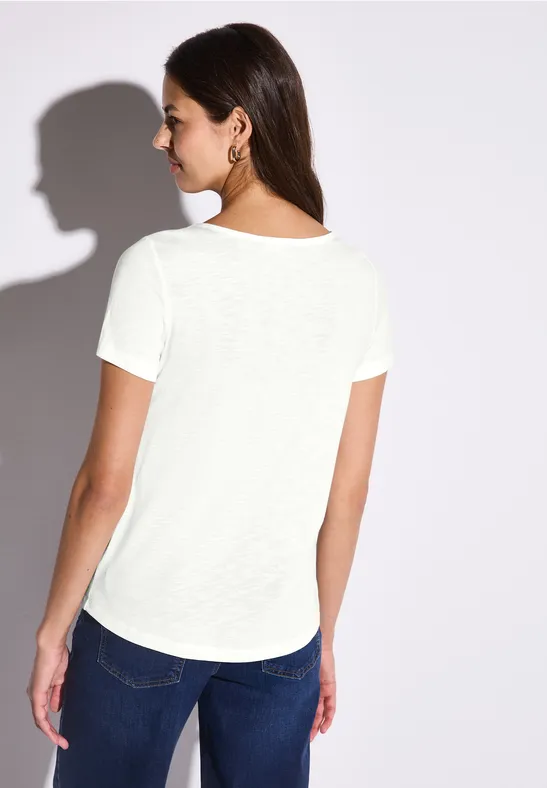 Basic T-Shirt in Unifarbe