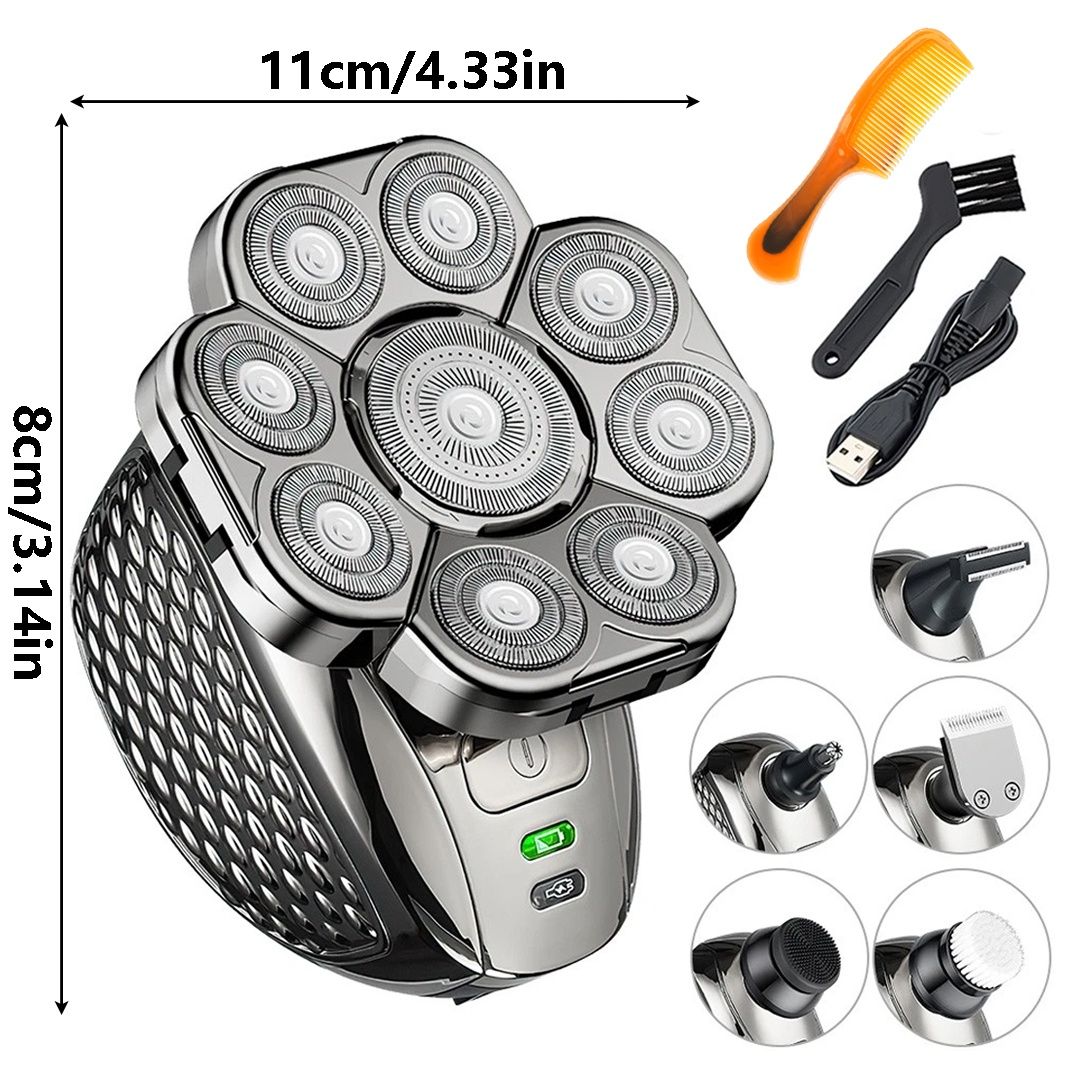 EONLION 9D Bald Head Shavers Electric Shaver Cordless Wet