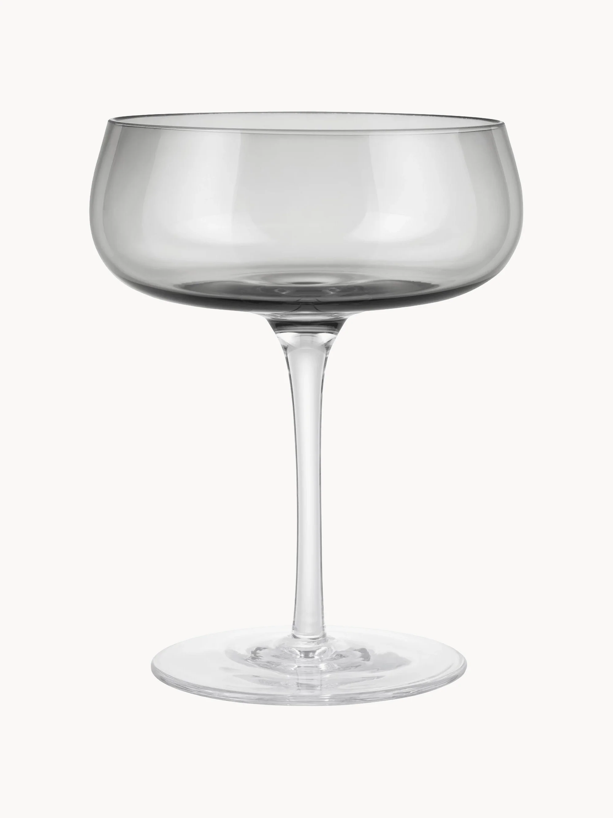 Mundgeblasene Champagnerschale Belo, 2er-Set