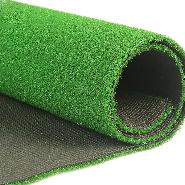 Lot de 4 Moquettes 100 % synthétique gazon vert pour terrasse, balcon, jardin - Longueur 300 x largeur 100 cm