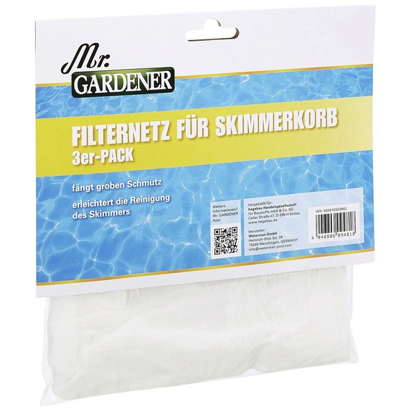 Filternetz, BxH: 20 x 24 cm, für Skimmerkorb